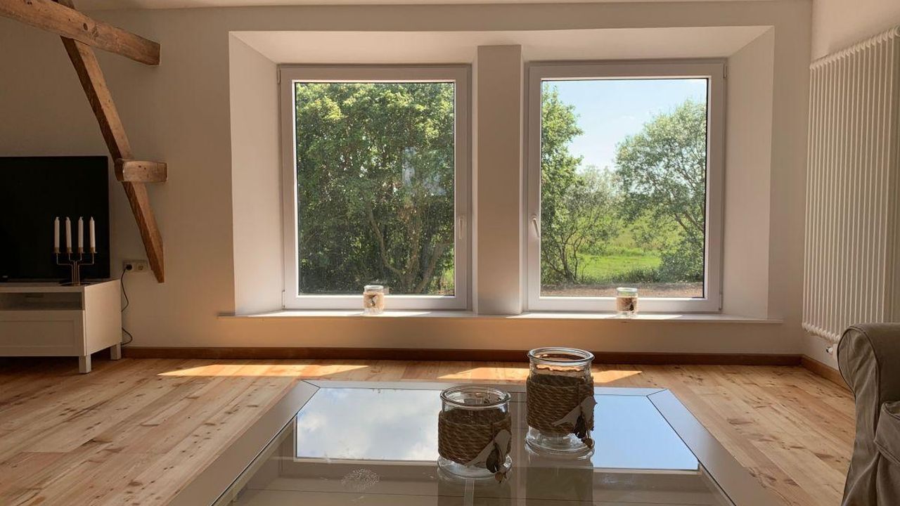 Blick aus dem Wohnzimmer Blick aus dem Wohnzimmer